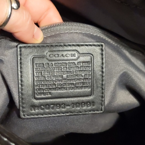 Black coach bag - Picture 2 of 2
